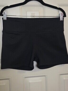 Fabletics Black High-Waist Bike Shorts